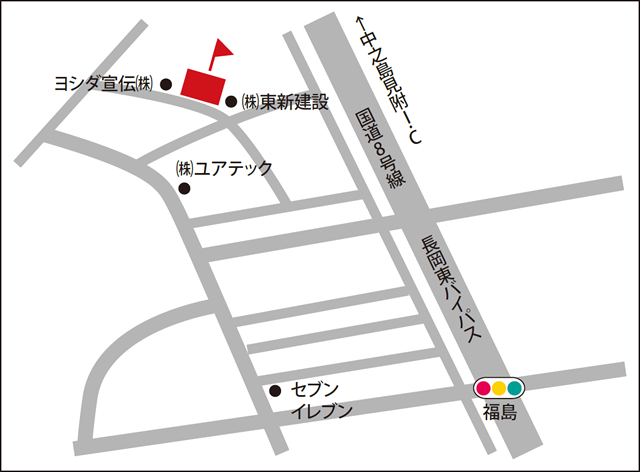 長岡営業所MAP